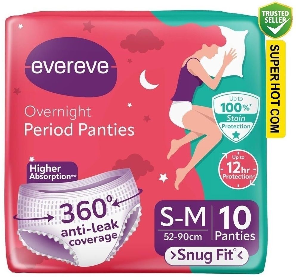 Ultra Absorbent, Heavy Flow Disposable Period Panties Size - S-M (10 Panties) Pantyliner-image-29