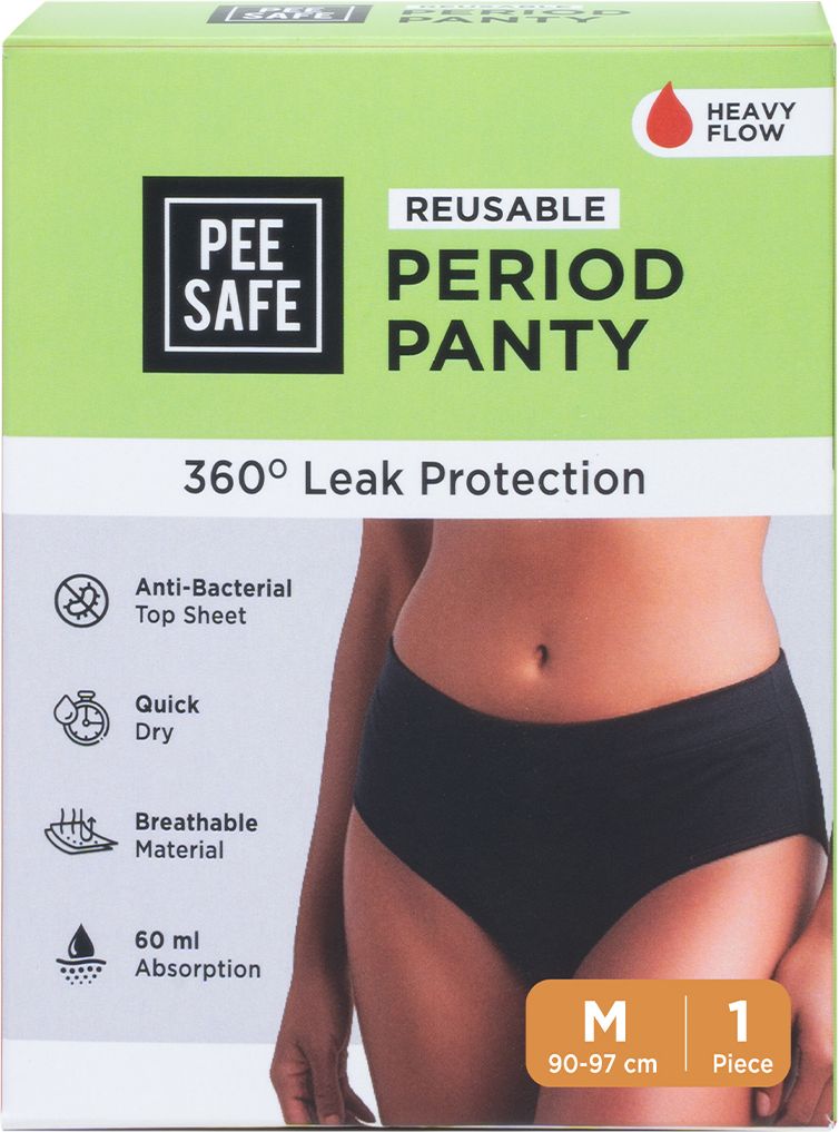 pee safe Reusable Period Panty For Women & Girls | Medium Size (90-97cm) | Leakproof Sanitary Pad-picture-23