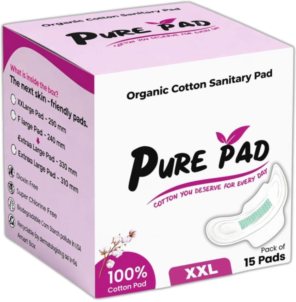 Organic Cotton Ultra-Thin Biodegradable Anion Technology Sanitary Pad-image-49