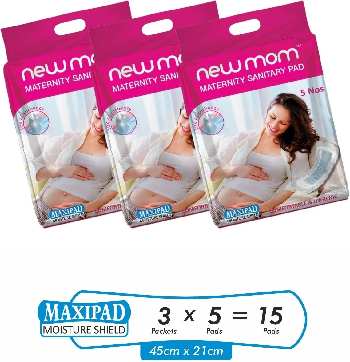 Disposable Maternity Pads (Maxi) - pack of 3 units Sanitary Pad-image-20