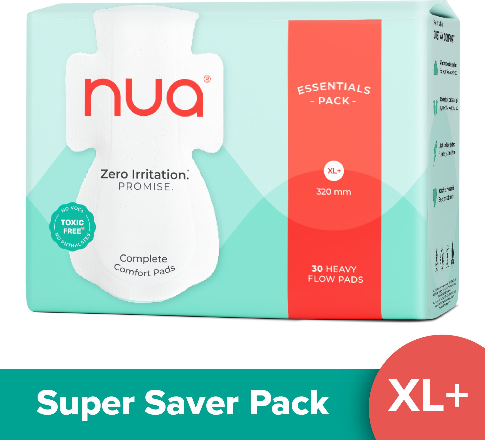 Complete Comfort 30 Heavy Flow XL+ | Essentials Pack | 4X Comfort Sanitary Pad