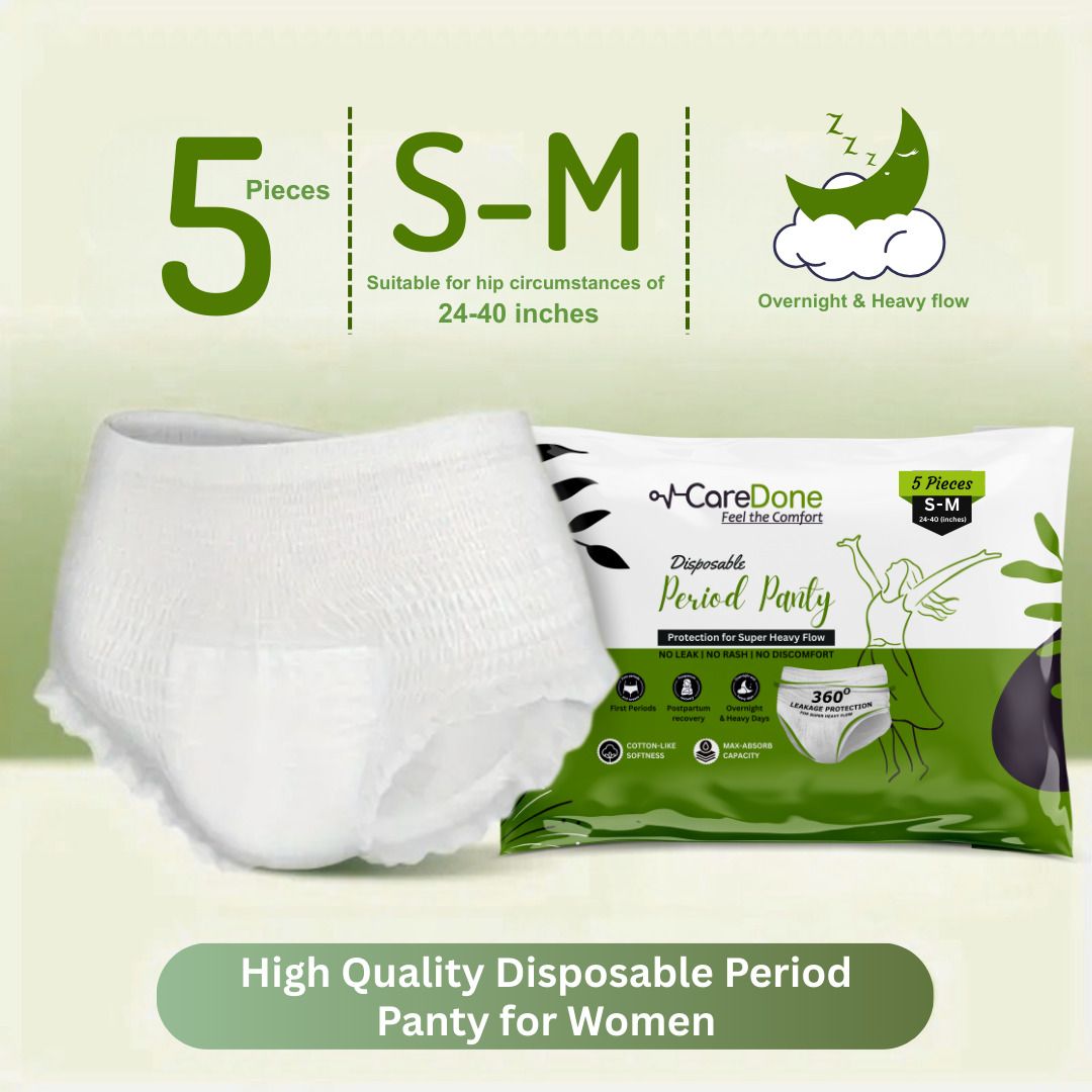 caredone Maternity Period Panties for Women Sanitary Pad-picture-44