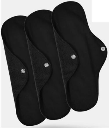 (Pack of 3) black Anti-Leak Protection Sanitary Cloth Pads Sanitary Pad-image-32