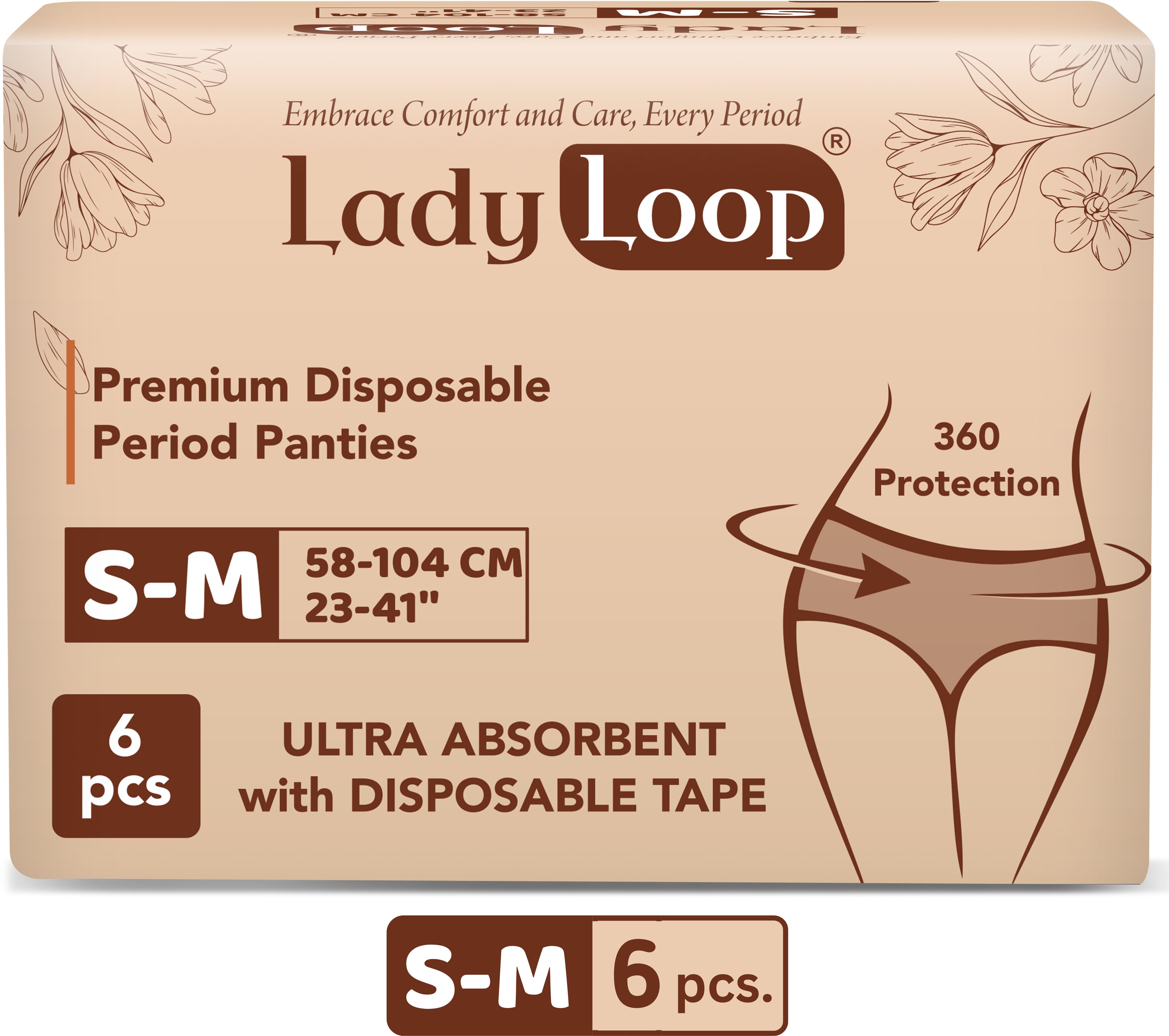overnight Disposable Period Panties for Women, S-M Super Absorbent Sanitary Pad-image-48