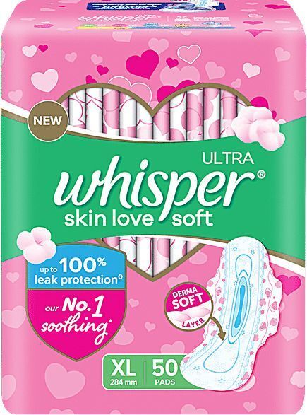 Ultra skin love soft xl 50 pad pack of 1 Sanitary Pad-image-8