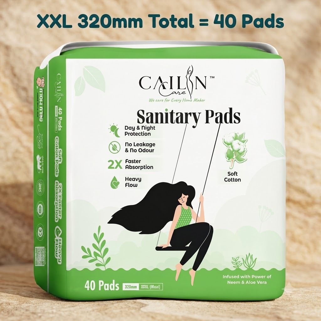 Wide Coverage 320mm Soft Women Hygiene Pads High Coverage Sanitary Pad-image-5