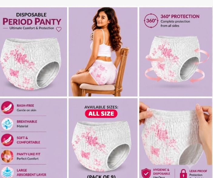 Ultra Care Disposable Menstrual Underwear Pantyliner-image-34