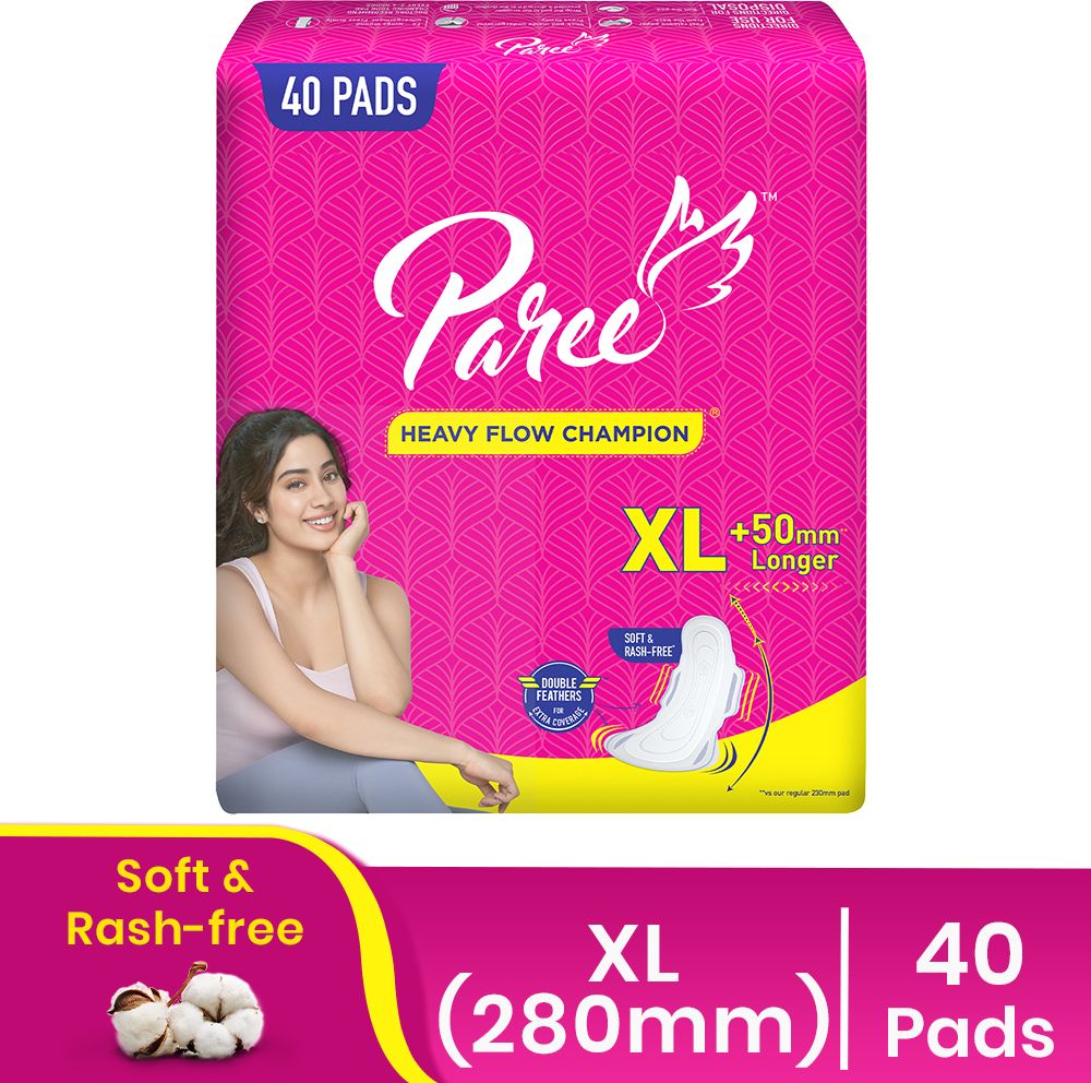 Soft & Rash Free XL With 3 Seconds Absorption for Heavy Flow Sanitary Pad