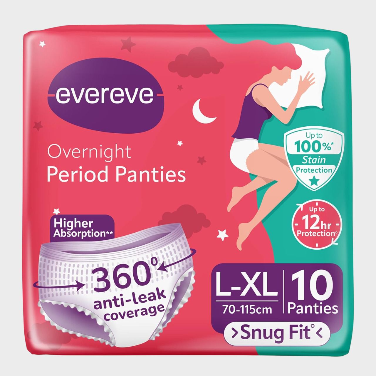Ultra Absorbent Period Panties - L-XL (10 Pieces) - (70-115cm) Pantyliner-image-31