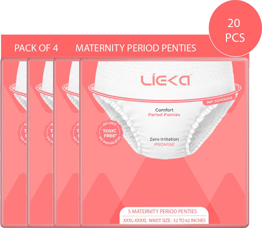Ultra-Absorbent Maternity Panties XXXL-XXXXL (52-62 INCHES)pack of 20 Sanitary Pad-image-19