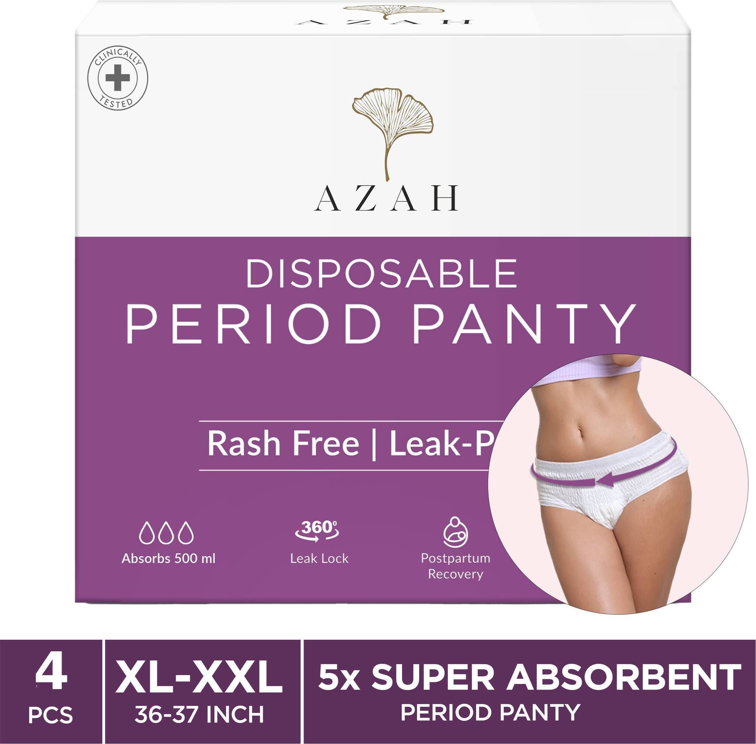 Period Panty Pad |XL-XXL (36-37 inch)| 5X Super Absorbent Panties | Sanitary Pad-image-39