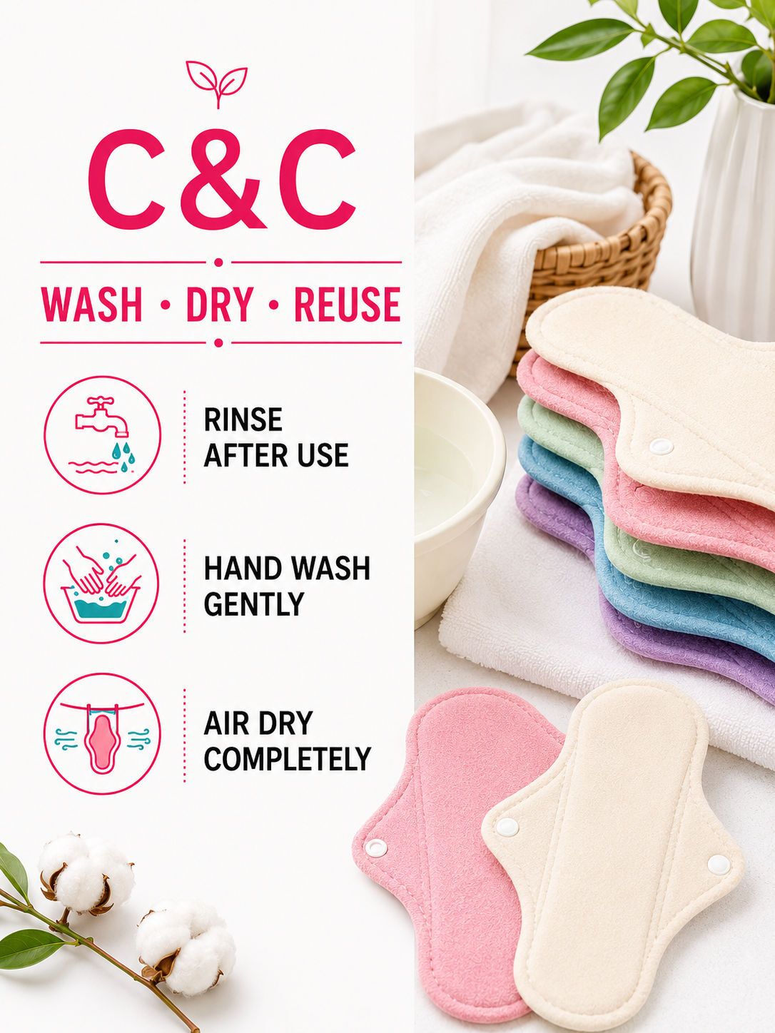 c & c Comfort Petal Pad Sanitary Pad-picture-30