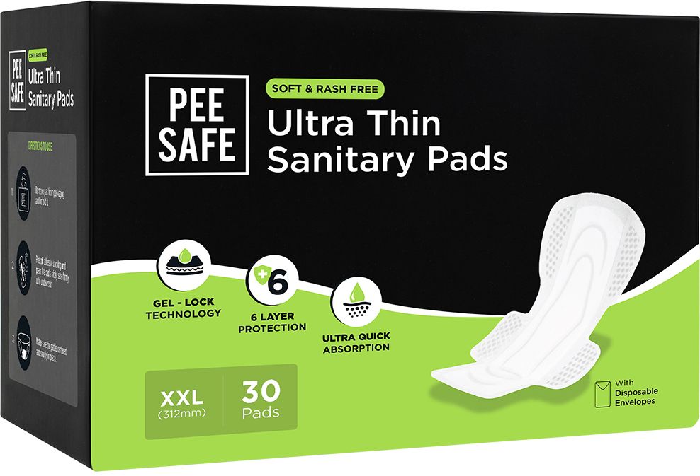 Ultra Thin Sanitary pad for Women XXL Cottony Soft Dual Wings Rash Free Periods Sanitary Pad