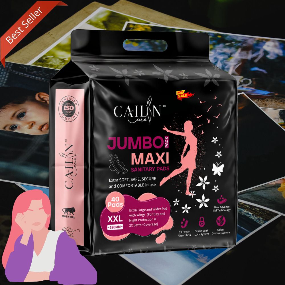 Leak Lock XXL 320mm Soft Top Sanitary Pads for Women Extra Protection Sanitary Pad-image-42