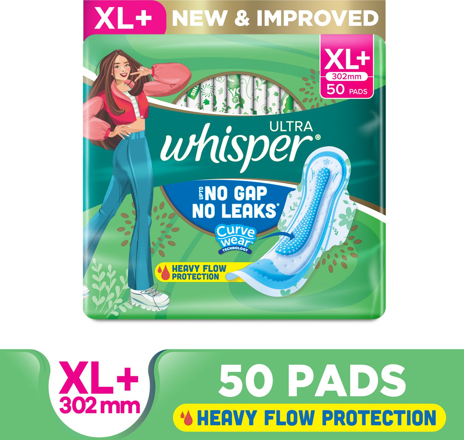 ULTRA HYGIENE+COMFORT XL+, FOR HEAVY FLOW Sanitary Pad
