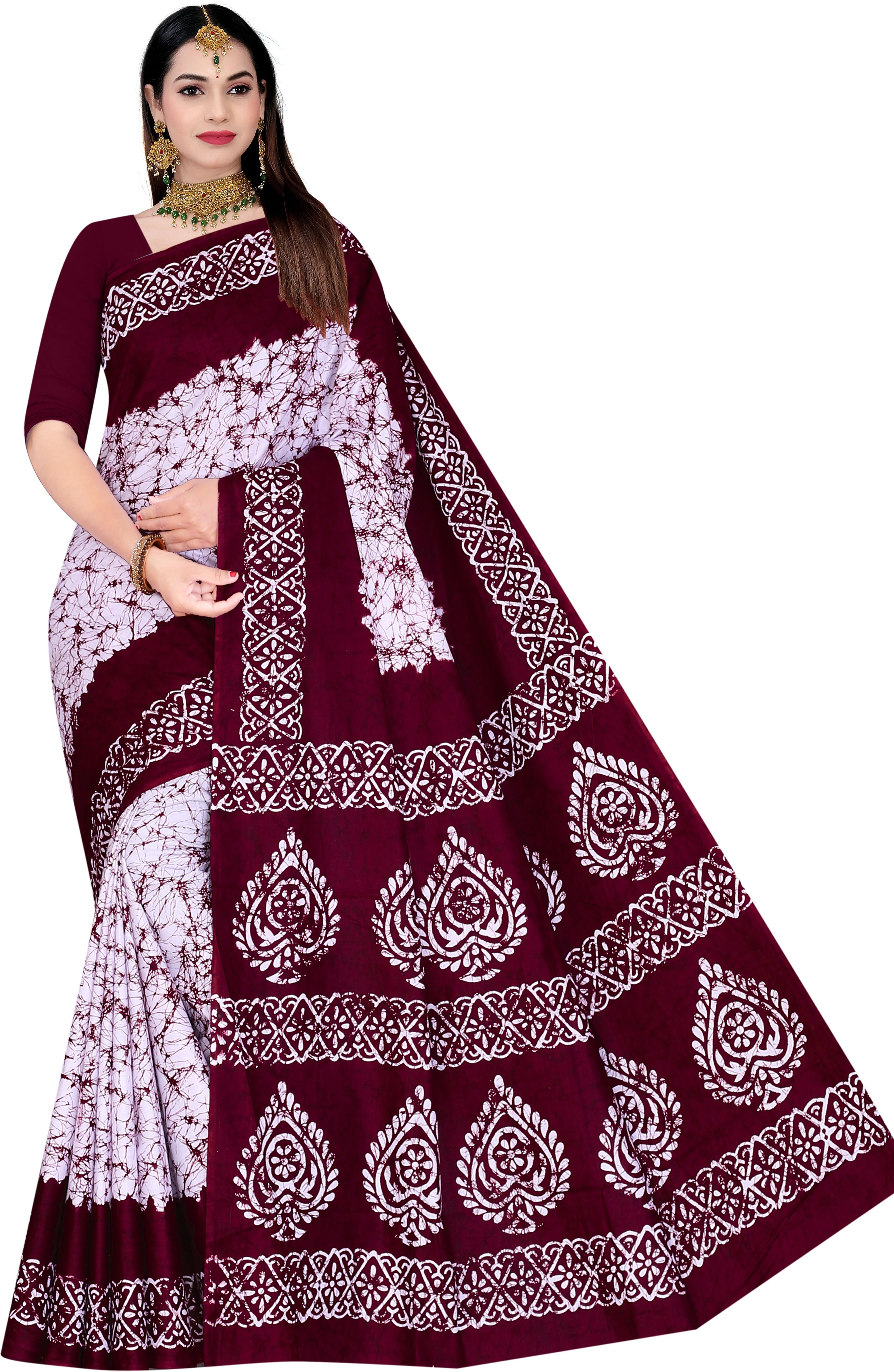 sarita sarees Printed Sambalpuri Pure Cotton Saree-picture-25