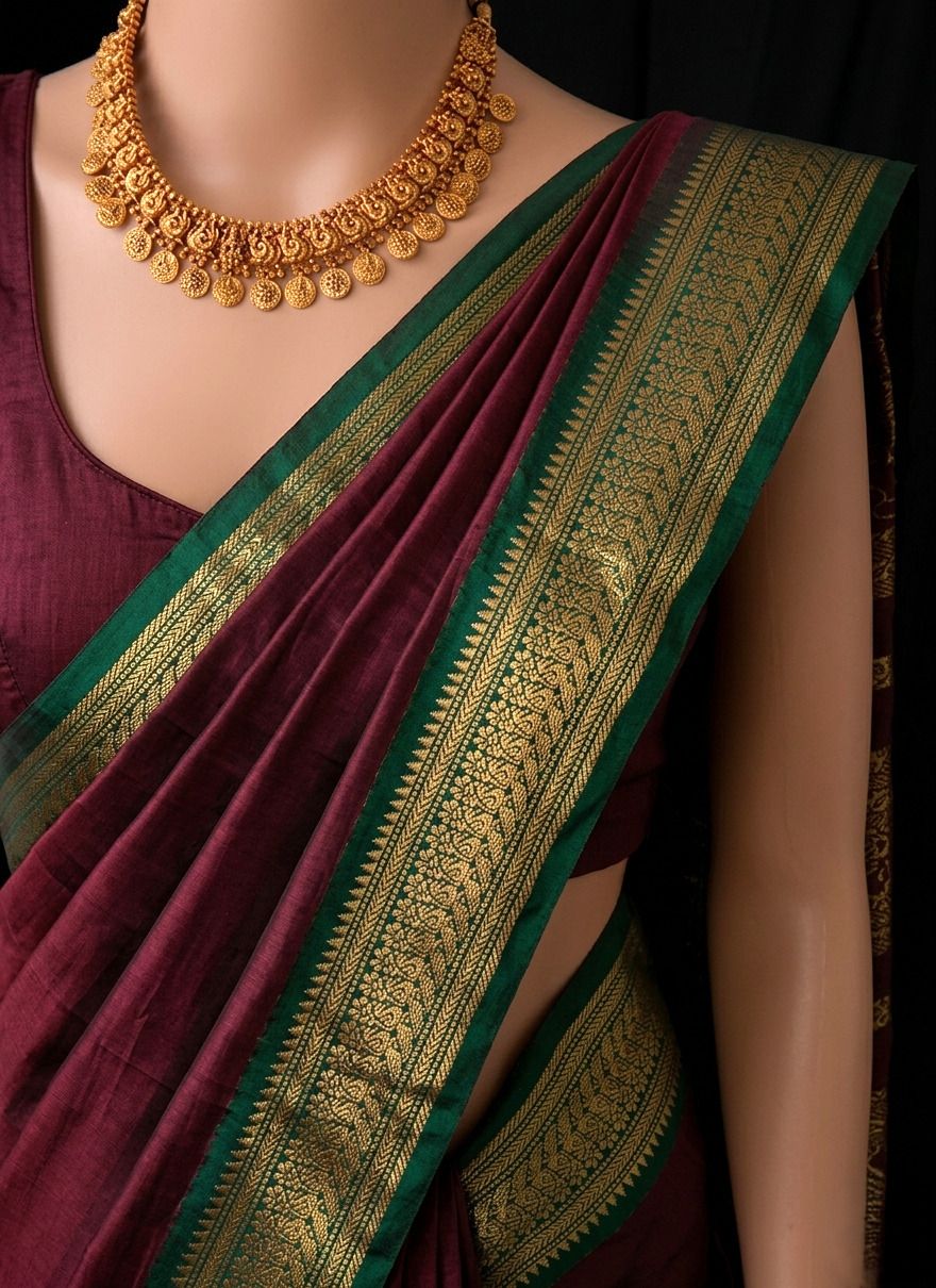 superlaxmi Woven Banarasi Cotton Blend Saree-picture-14
