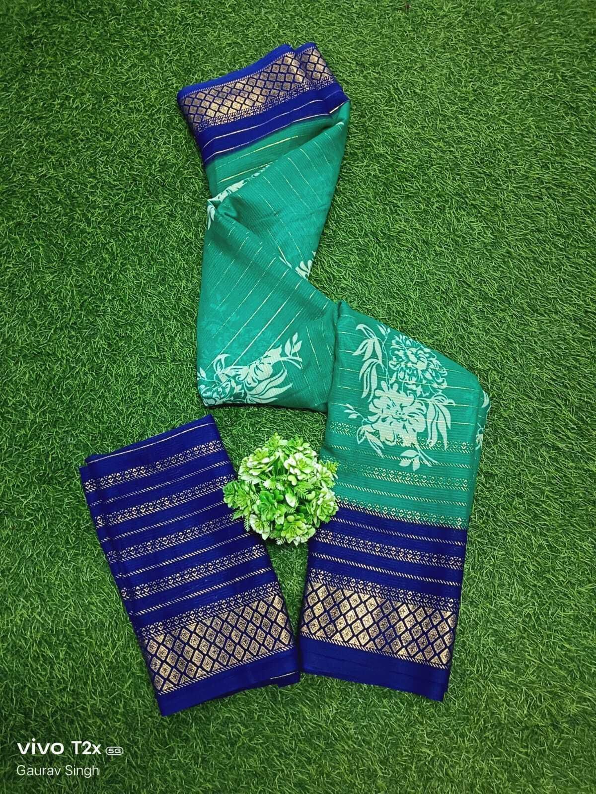 houseofcommon Printed Bollywood Cotton Silk Saree-picture-29