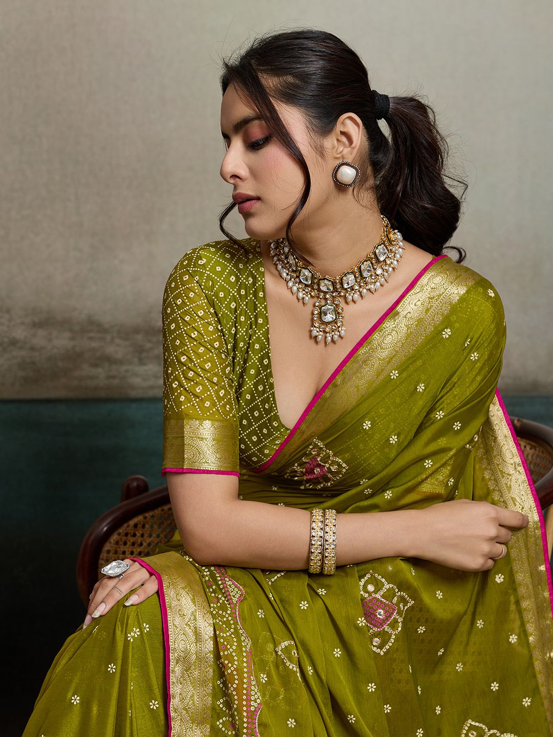 sohini nx Printed Bollywood Chiffon Saree-picture-11