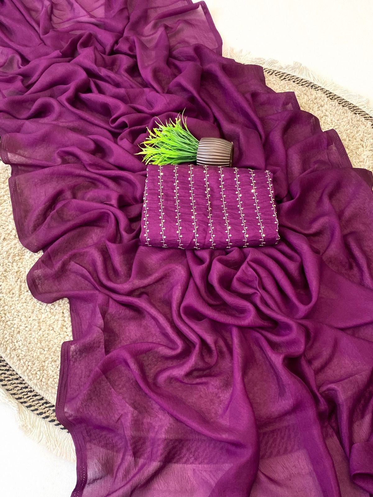 jishaa Embellished Bollywood Georgette Saree-picture-0