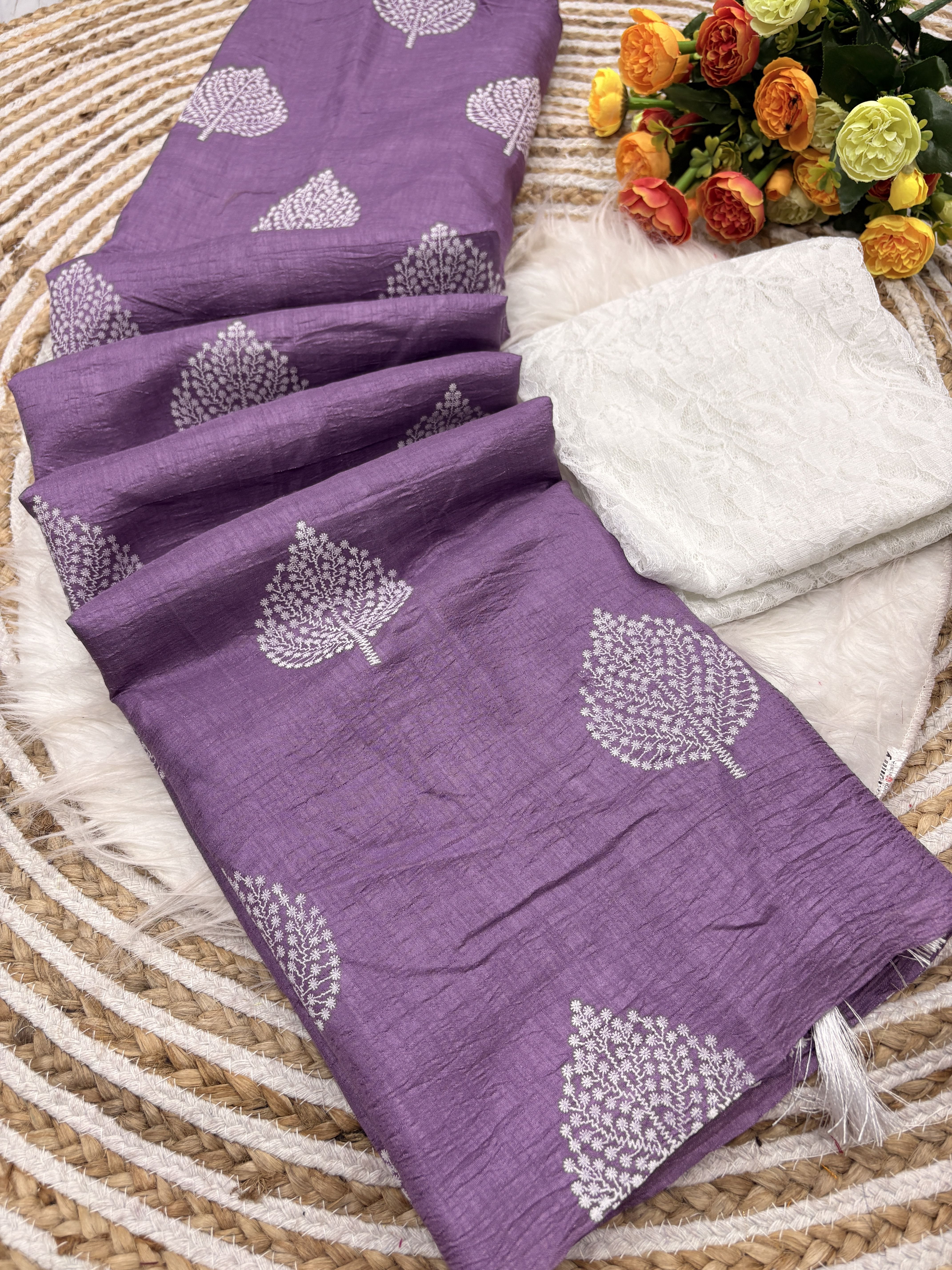 sadika Embellished, Woven Daily Wear Silk Blend Saree-picture-19