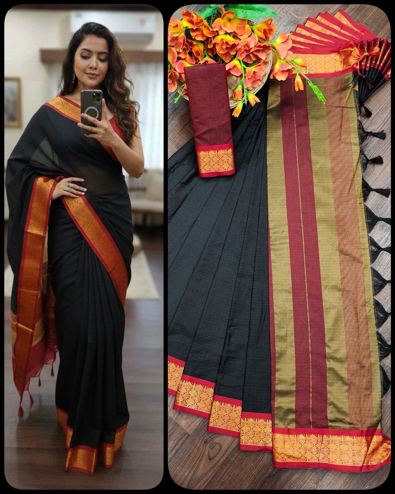 jishaa Woven Bollywood Jacquard Saree-picture-26