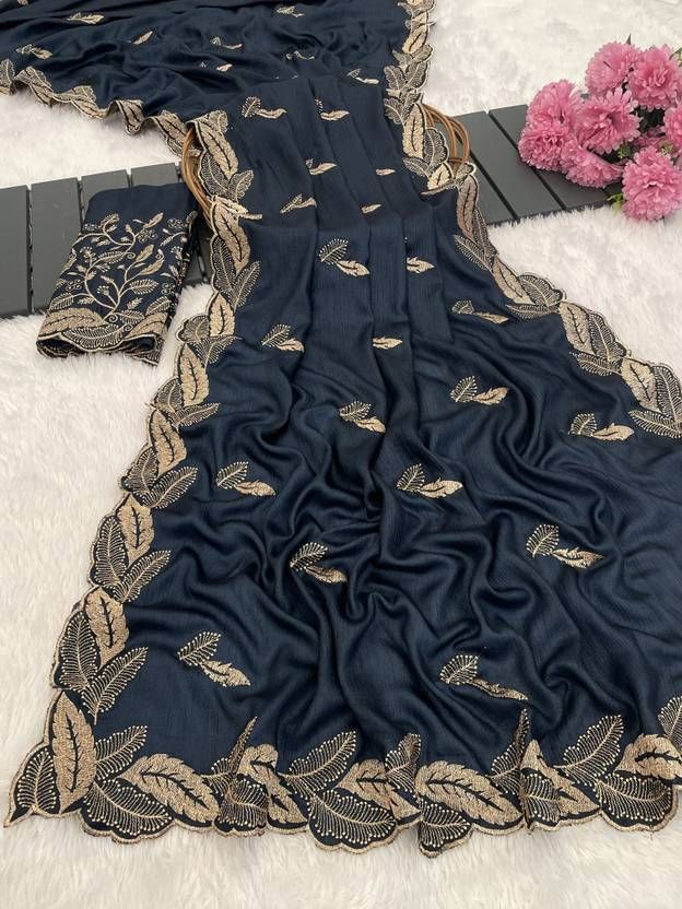 Embroidered Bollywood Georgette Saree