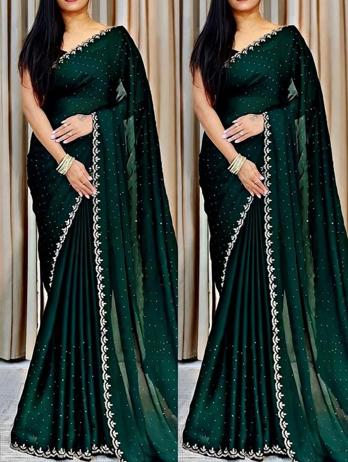 Embellished Bollywood Chiffon Saree