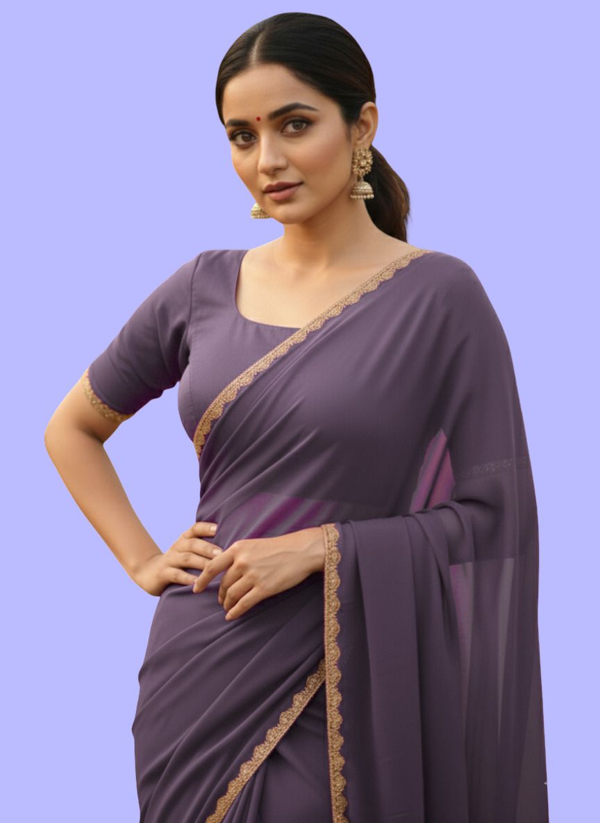 lorofy Unstitched Silk Blend Blouse Material Self Design-picture-14