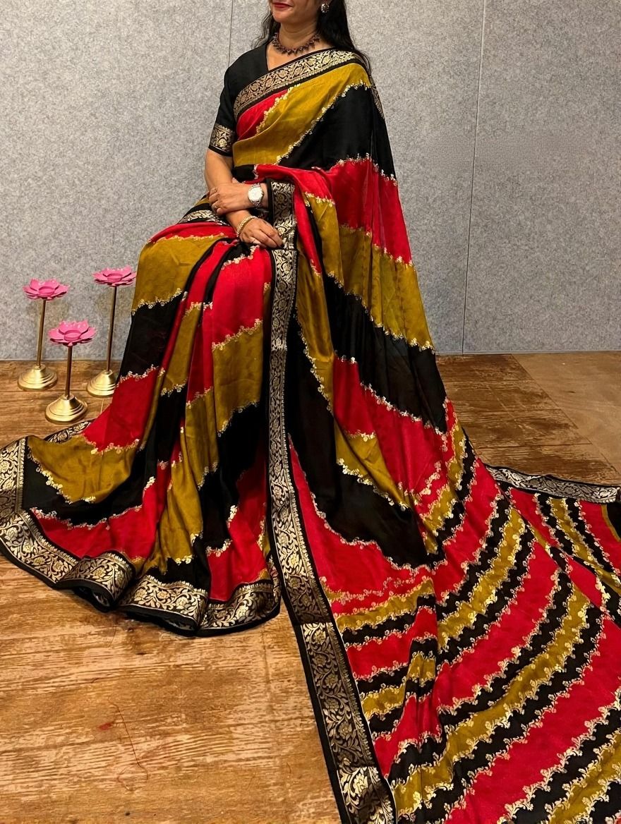 Woven, Temple Border, Self Design, Printed Bollywood Cotton Silk, Georgette Saree-image-39
