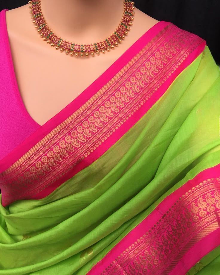 fashion club collection Woven Bollywood Cotton Silk Saree-picture-14