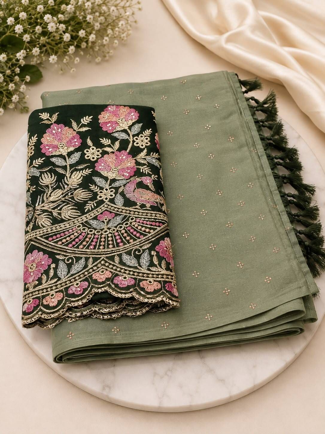 mgr Embroidered Daily Wear Pure Silk Saree-picture-3