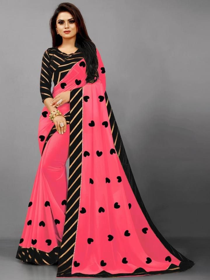 Printed Bollywood Art Silk Saree-image-46