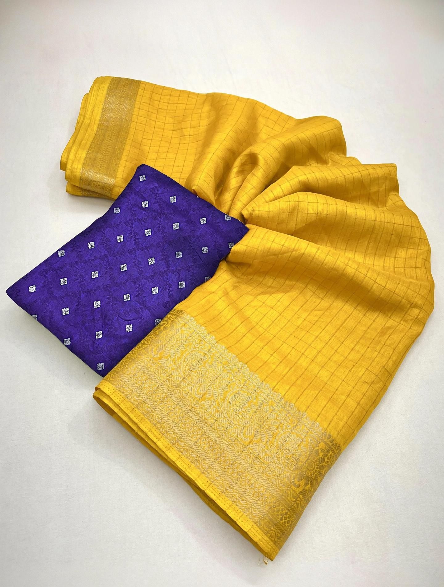 j6 designers Printed Kanjivaram Cotton Blend Saree-picture-10