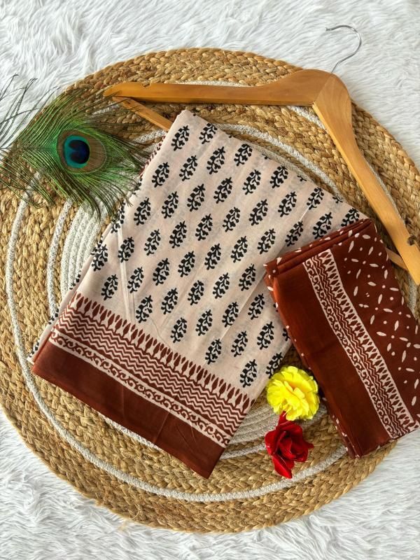 rj creation Printed Chanderi Pure Cotton Saree-picture-11