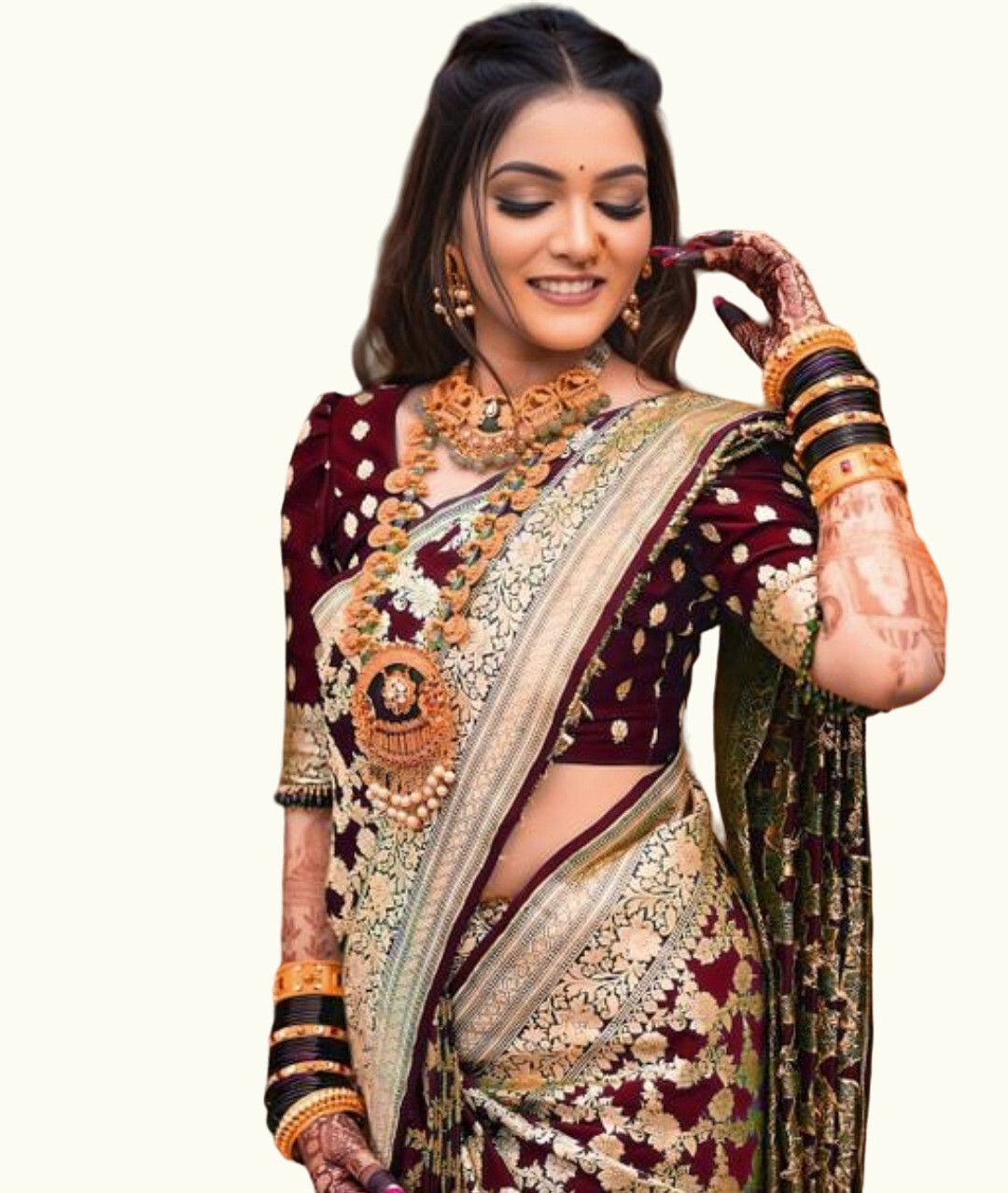 tapovan fashion Woven Banarasi Art Silk Saree-picture-26