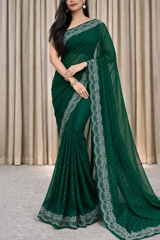jodanjo Printed Bollywood Georgette Saree-picture-12