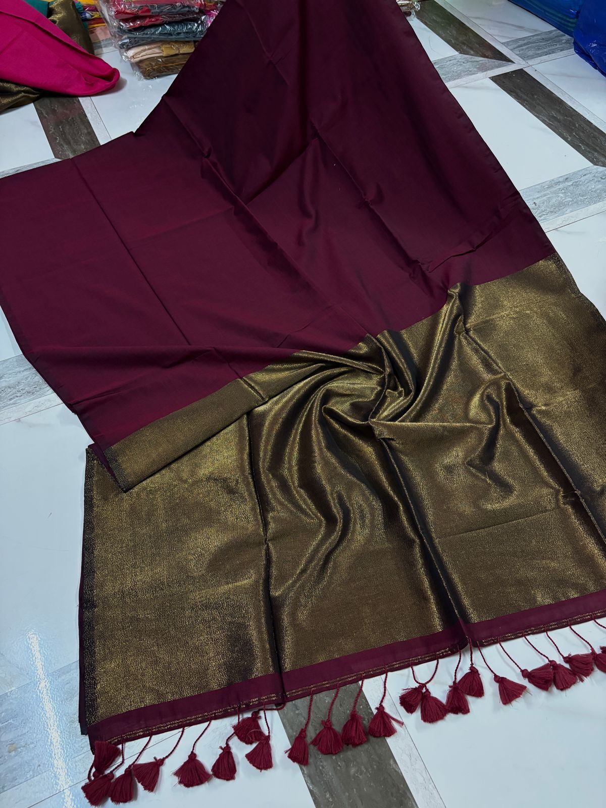 hiyasari Woven Handloom Cotton Silk Saree-picture-14
