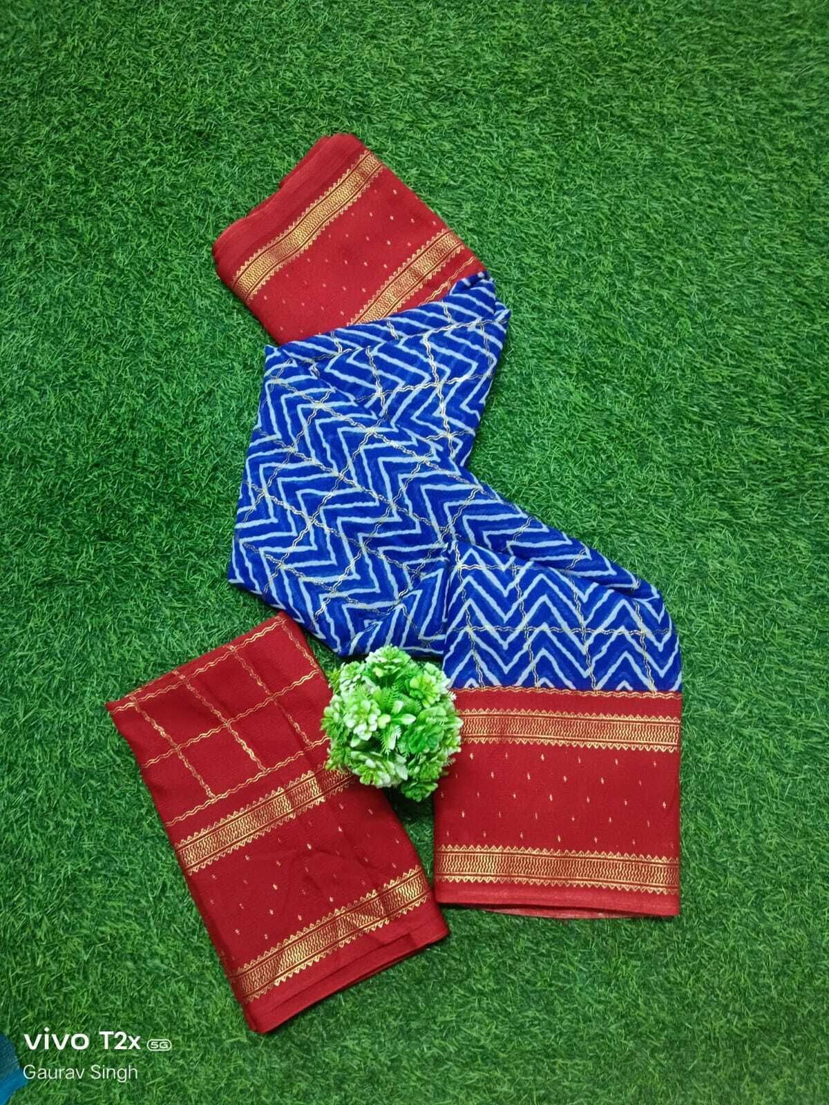 houseofcommon Printed Bollywood Cotton Silk Saree-picture-43
