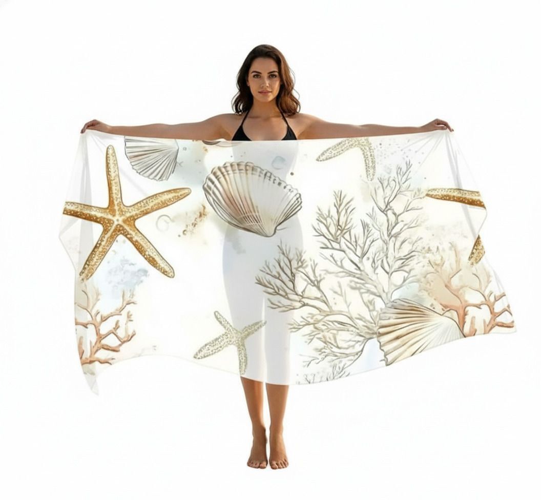 SHURAVIFASHION Geometric Print Women Sarong