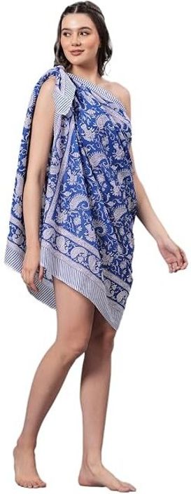 Art World Floral Print Women Sarong-picture-45
