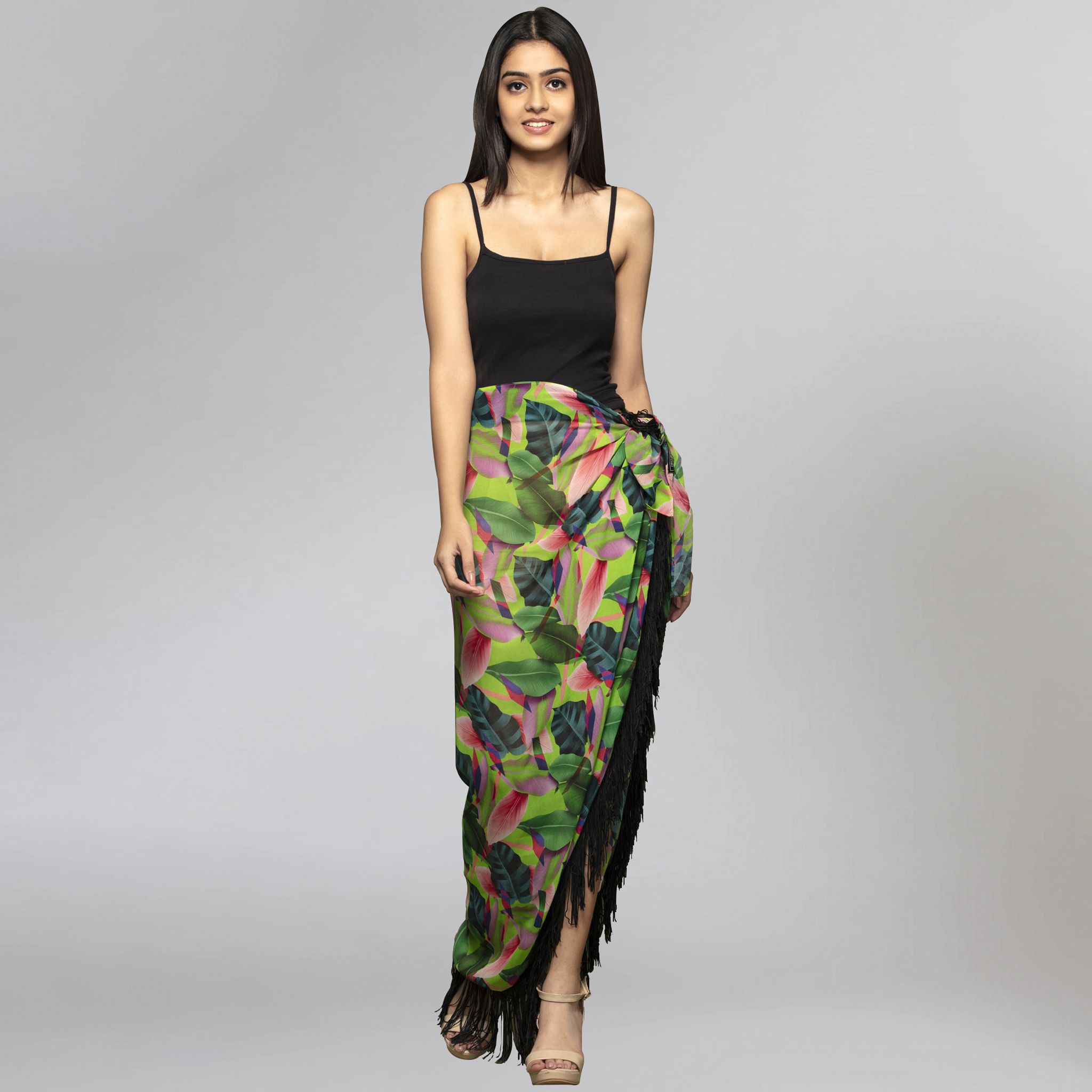 First Resort Floral Print Women Sarong