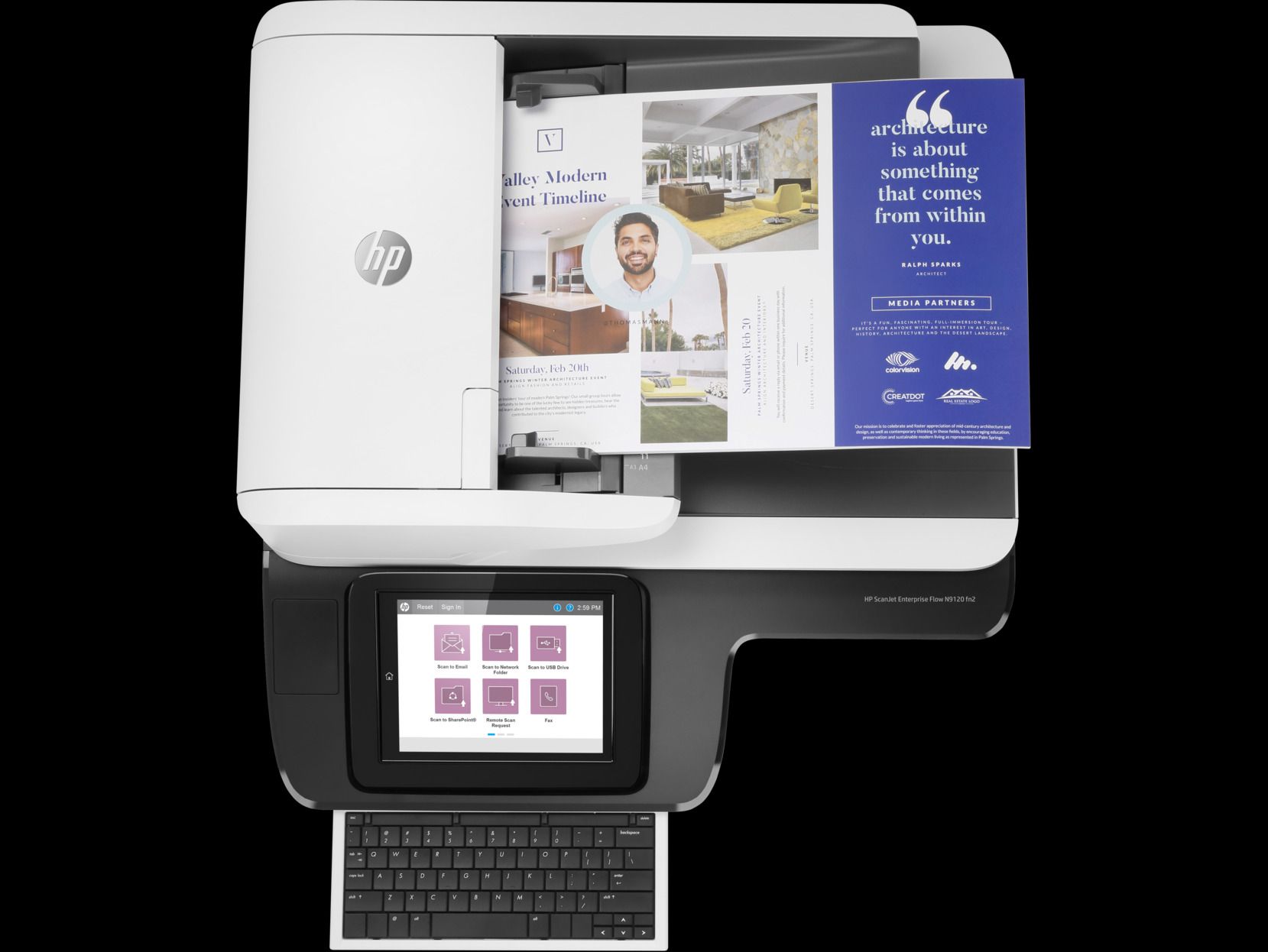 HP N9120fn2cn ScanJet Enterprise Flow N9120 fn2 Document Scanner