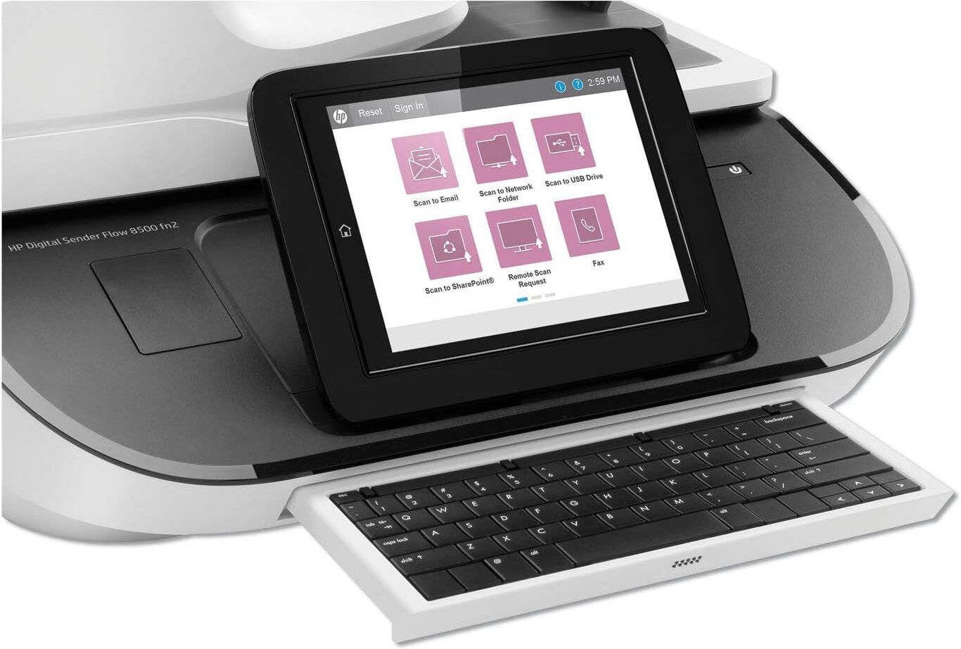 HP Flatbed, Scanner Digital Sender Flow 8500fn2 Scanner