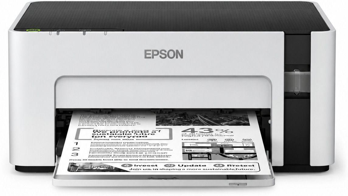 Epson Eco Tank Monochrome Ink Tank Printer EcoTank M1100 Scanner-image-43