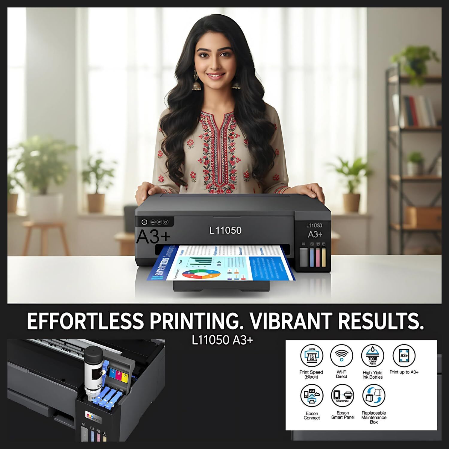 Epson EcoTank L11050 A3+ Wi-Fi Single Function Ink Tank Printer Scanner-image-27