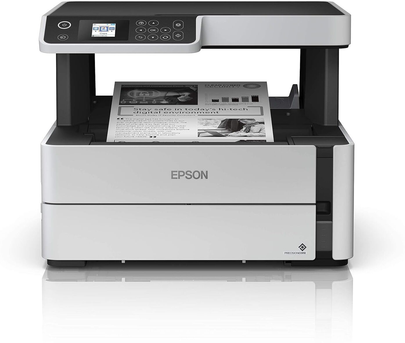 Epson EcoTank M2170 Wi-Fi Monochrome All in One Ink Tank Print, Scan, Copy Auto Duplex Ethernet 250 Sheet Paper Tray Printer Scanner-image-23