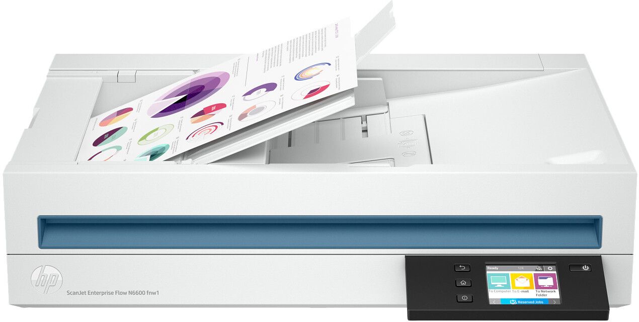 HP N6600fnw1 ScanJet Ent Flow N6600 fnw1 Scanner
