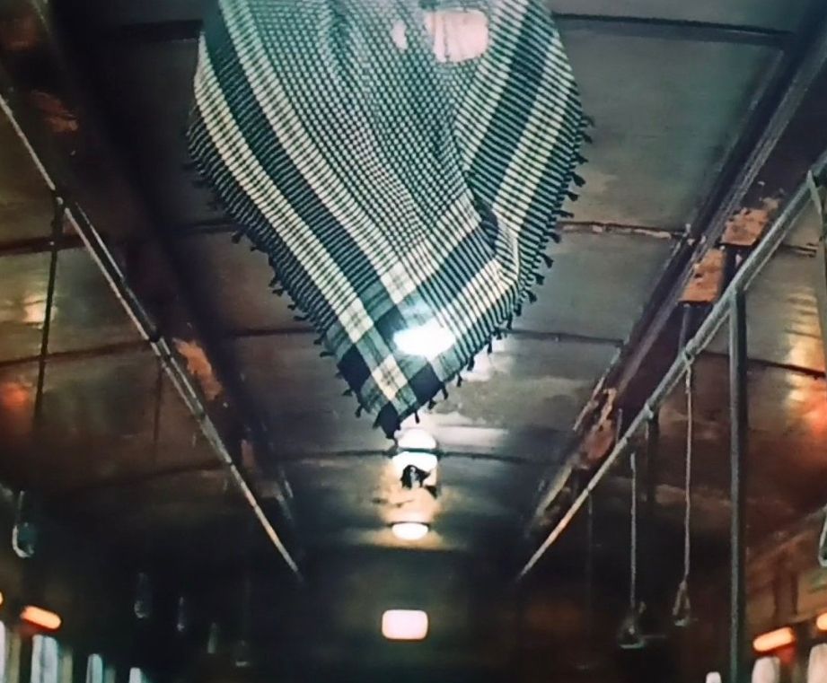 Checkered Cotton Blend Men White, Black Scarf, Fancy Scarf, Stole