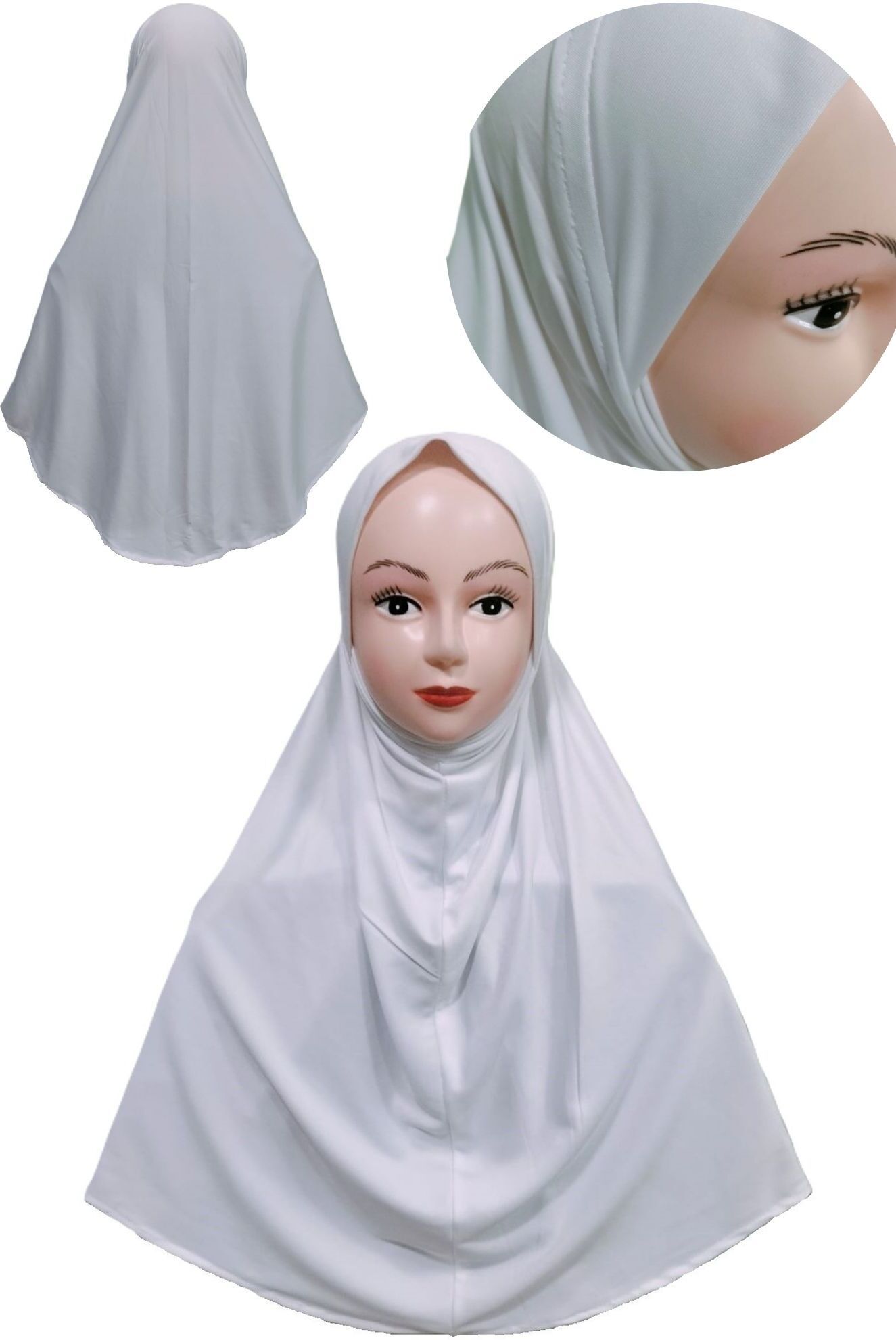 HONESTY ENTERPRISES White Uniform Scarf